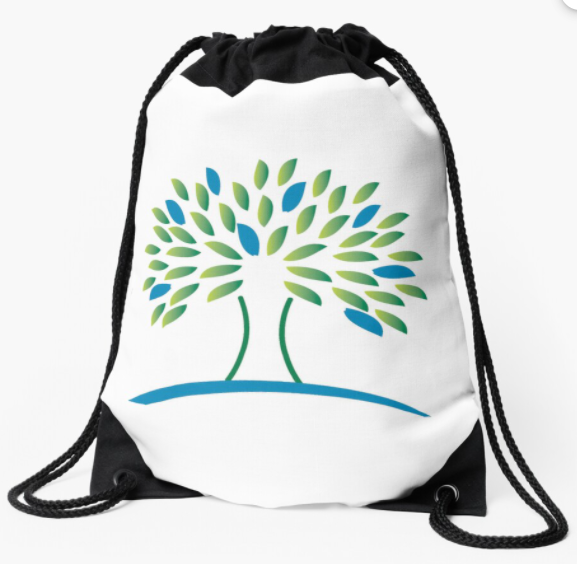 ARSL logo drawstring backpack.