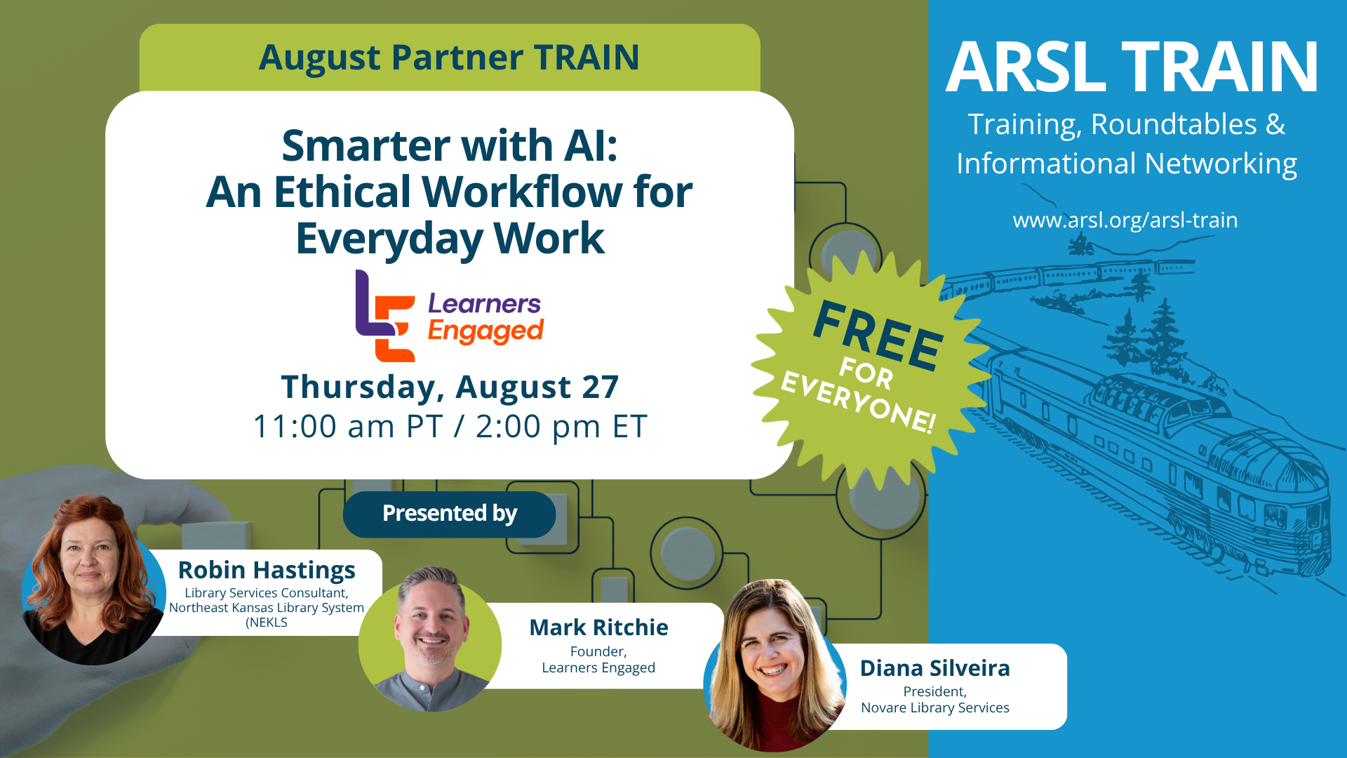 August TRAIN graphic