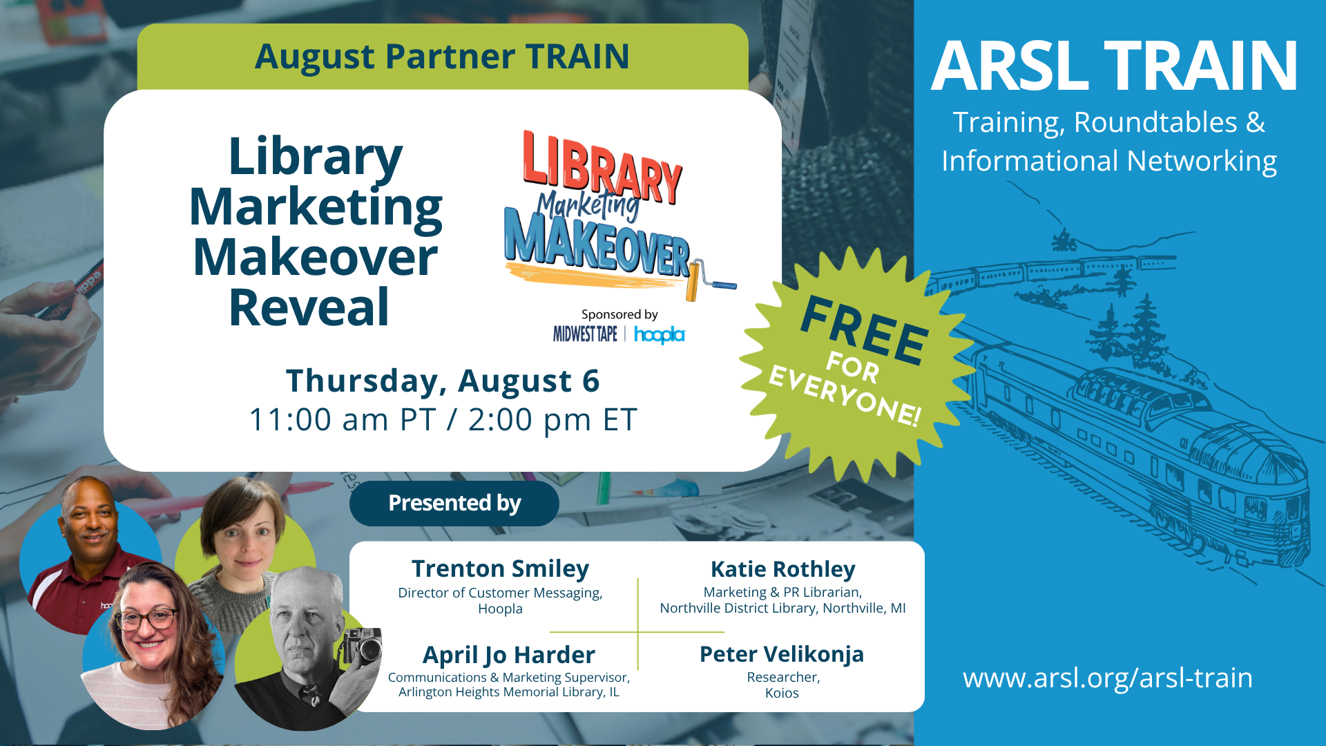 August TRAIN graphic