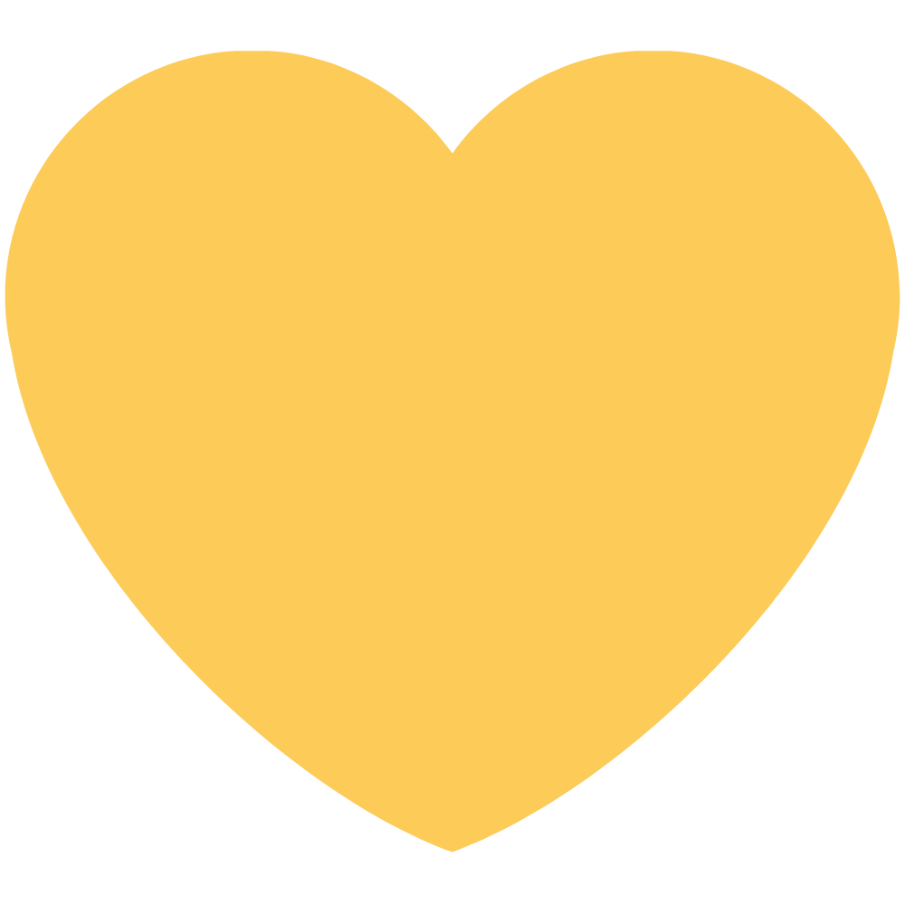 Yellow heart emoji